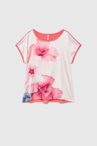 WOMEN'S TSHIRT L-TS-4646 L.PINK