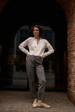 WOMEN'S SHIRT Z-KO-4824 WHITE-set