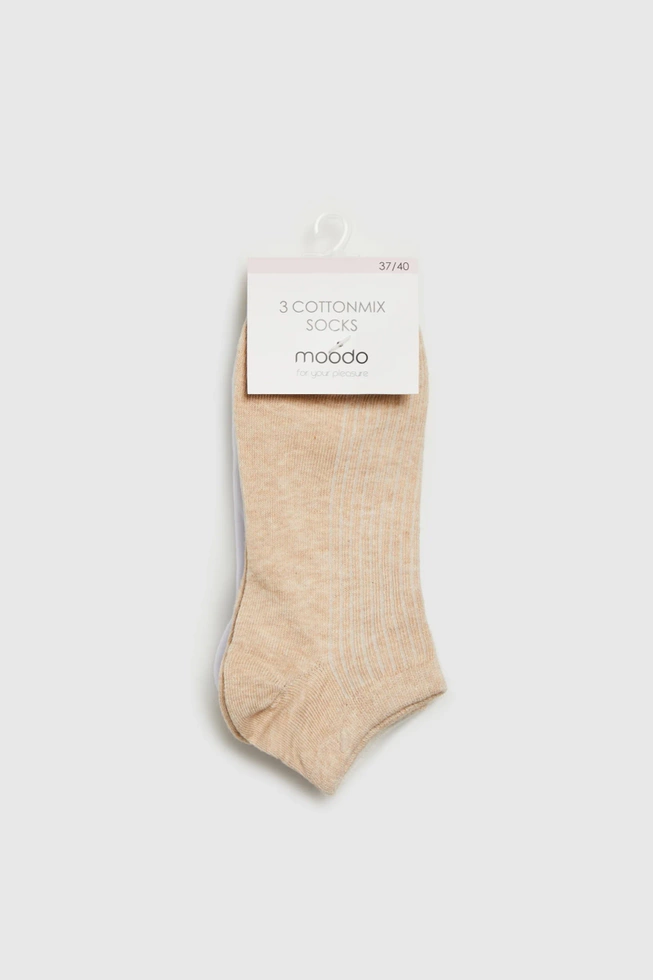 WOMEN'S SOCKS L-SK-4612 L.BEIGE-set