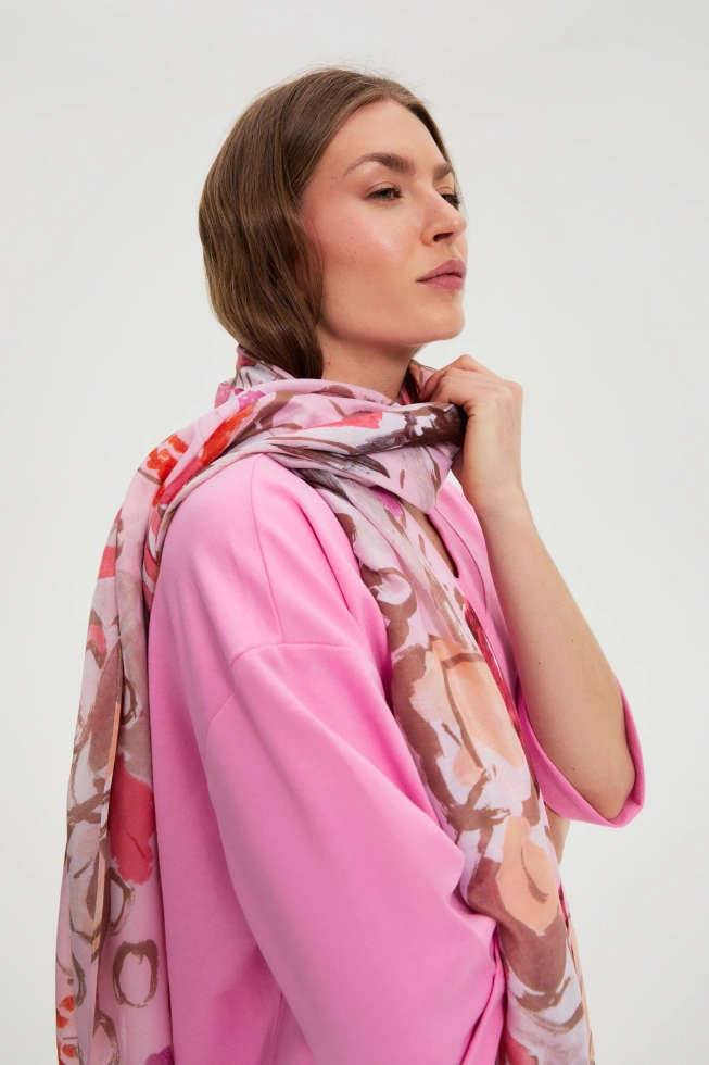 SZALIK DAMSKI L-SZ-4917 L.PINK