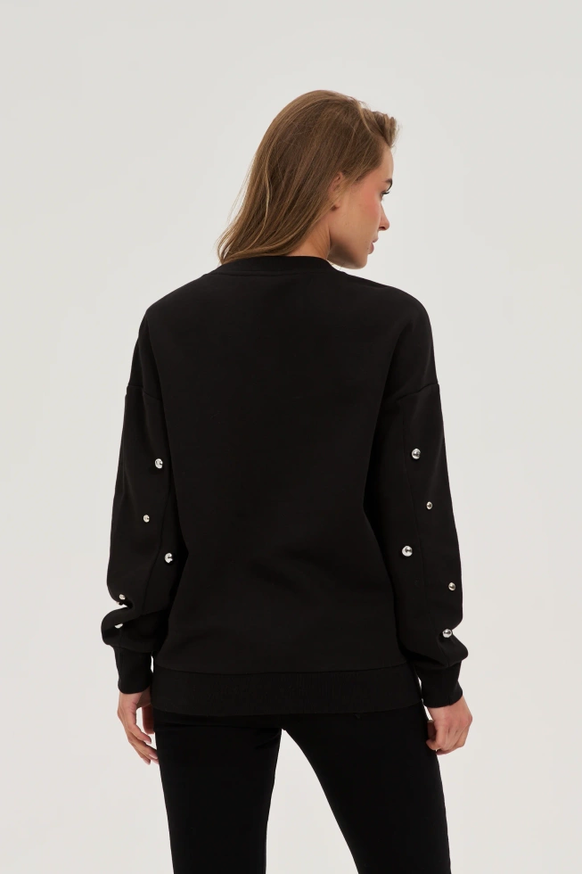 WOMEN'S SWEATSHIRT Z-BL-4824 BLACK