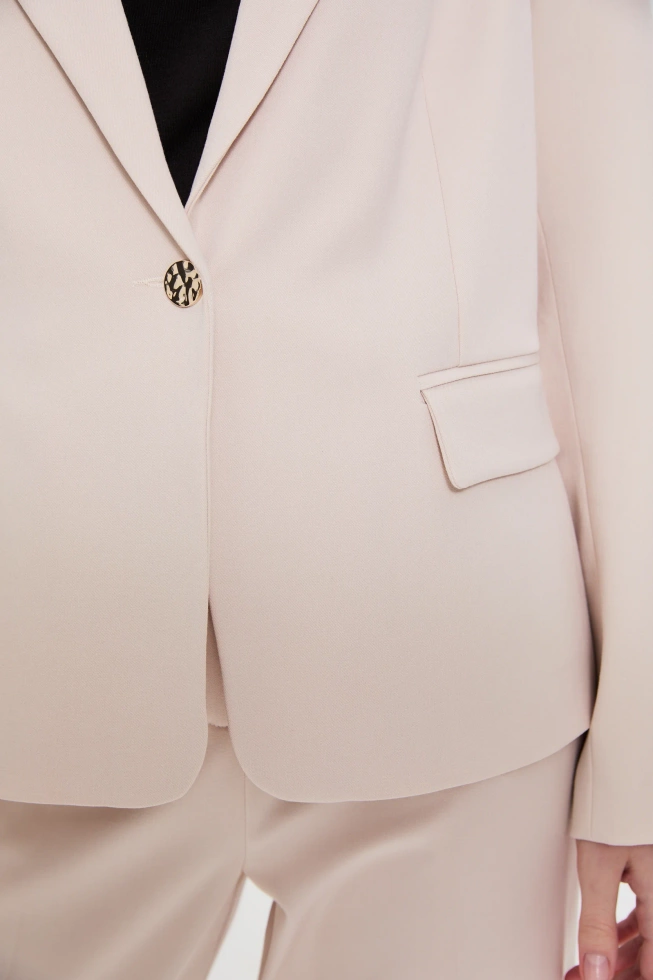 WOMEN'S BLAZER L-MR-4924 L.BEIGE