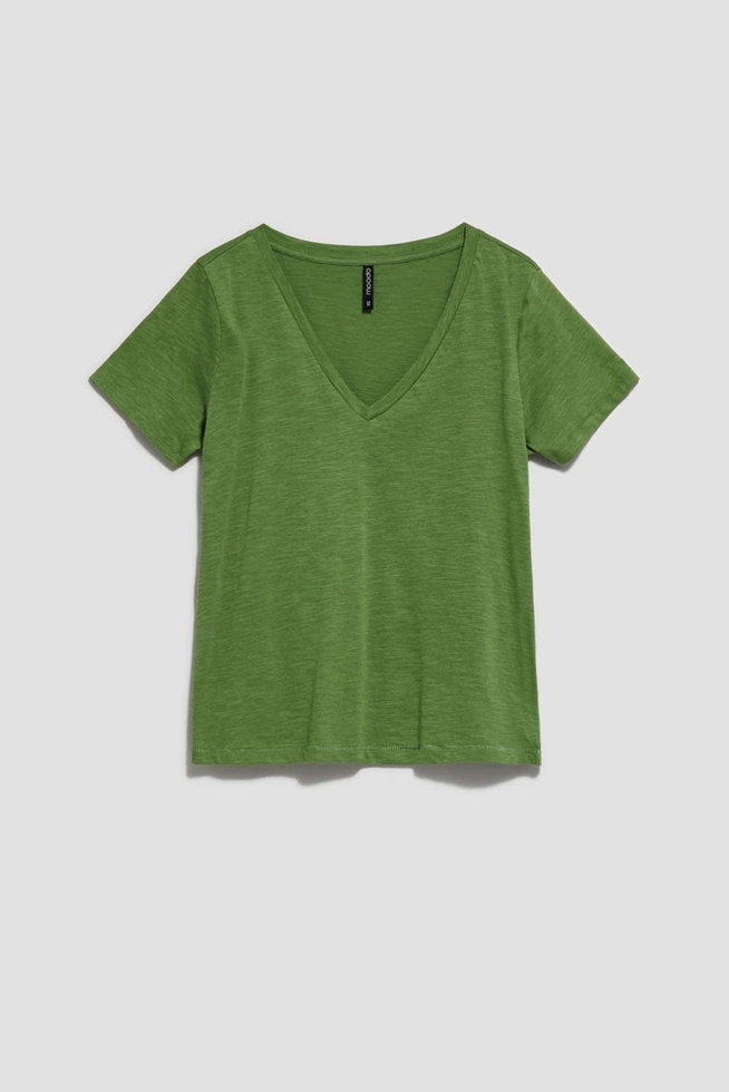 LADIES TSHIRT L-TS-4049 OLIVE