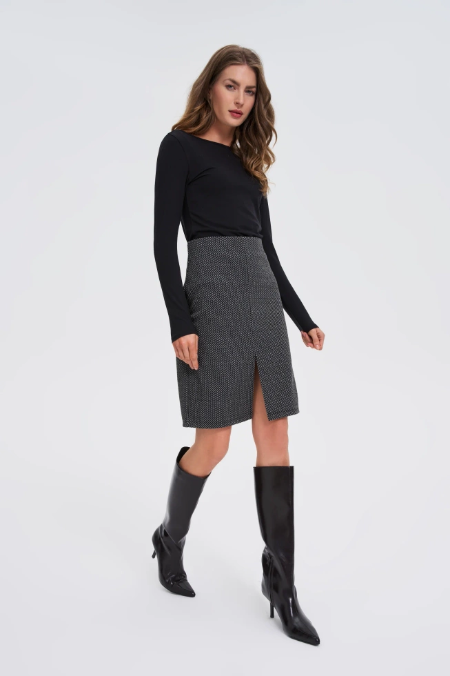 WOMEN'S SKIRT Z-SC-4803 GRAPHITE