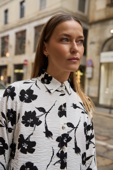 WOMEN'S SHIRT L-KO-4902 OFF WHITE-set