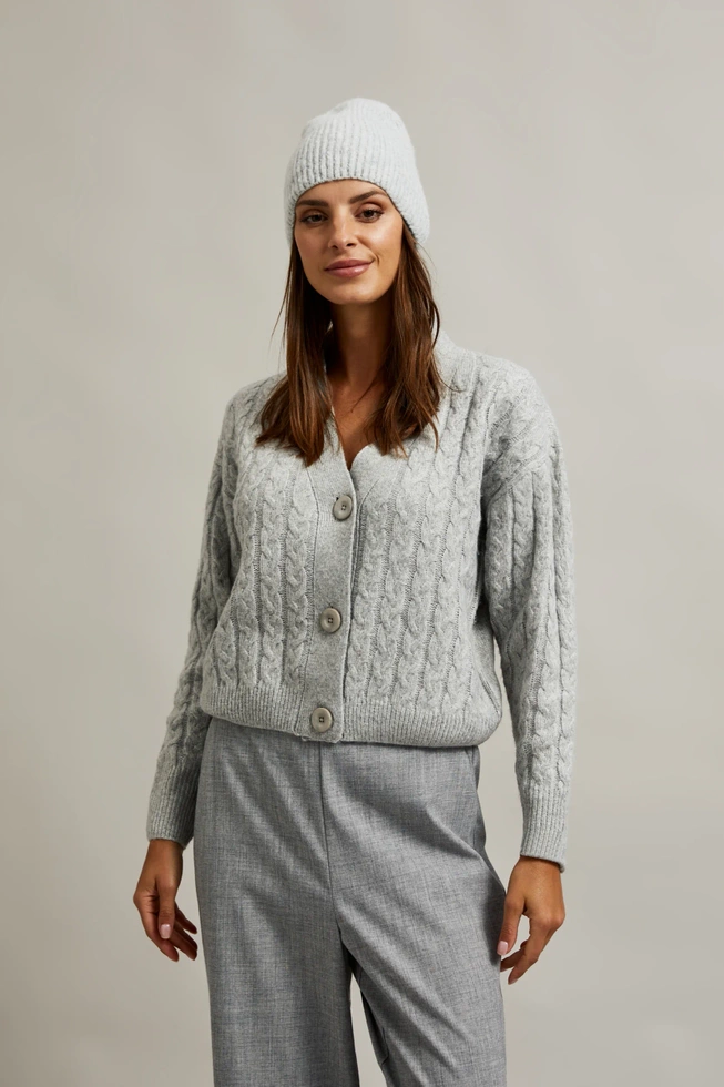 WOMEN'S SWEATER Z-SW-4521 L.GREY MEL