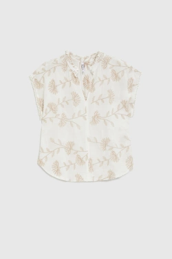 WOMEN'S SHIRT L-KO-4951 WHITE