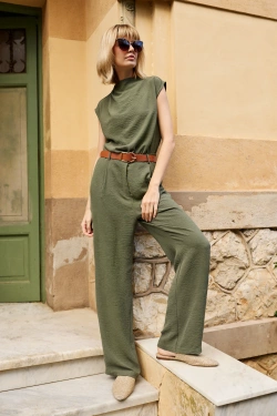 SUKIENKA DAMSKA L-SU-4643 OLIVE