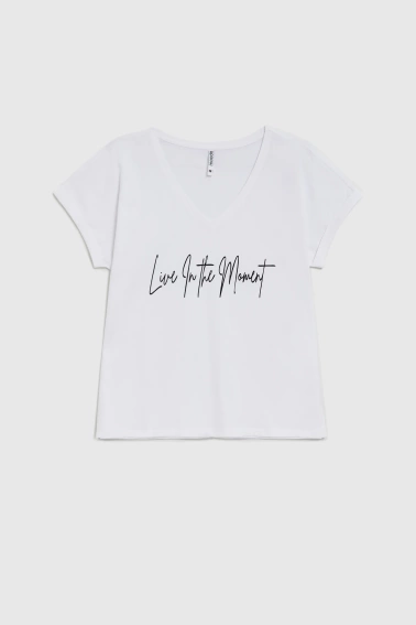 WOMEN'S TSHIRT L-TS-4958 WHITE-set