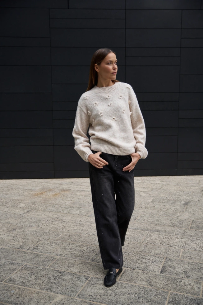 SWETER DAMSKI Z-SW-4877 BEIGE