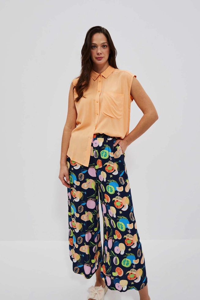 LADIES SHIRT L-KO-4053 PEACH