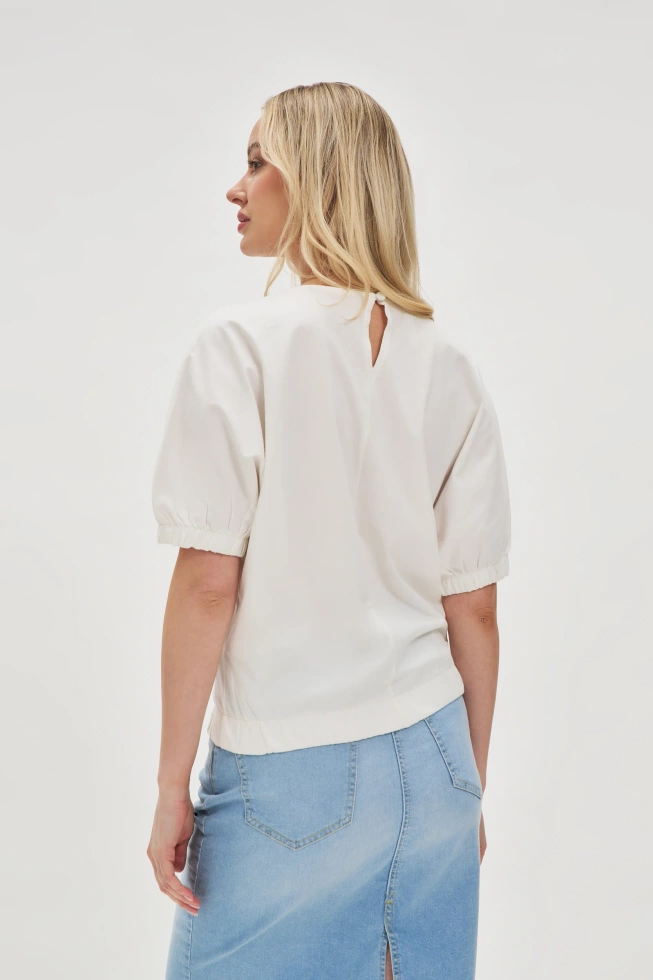 WOMEN'S TSHIRT L-TS-4619 OFF WHITE-set