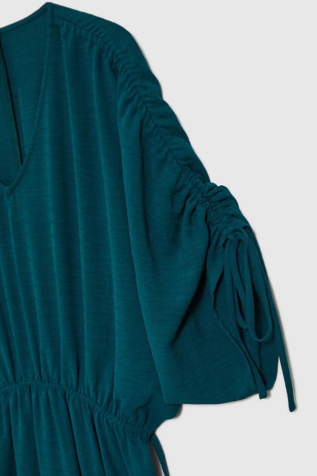 WOMEN'S DRESS L-SU-4640 D.GREEN-set