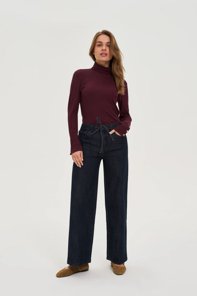 BLUZKA DAMSKA Z-TS-4818 BURGUNDY