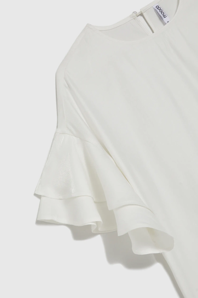 WOMEN'S SHIRT L-KO-4631 OFF WHITE