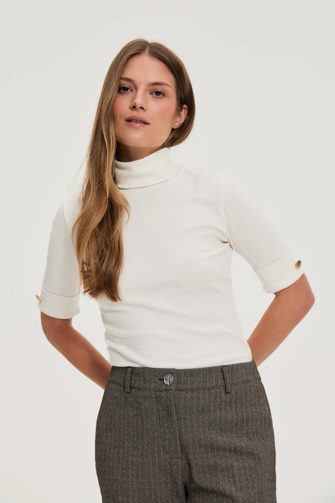 WOMEN'S TSHIRT Z-TS-4816 OFF WHITE
