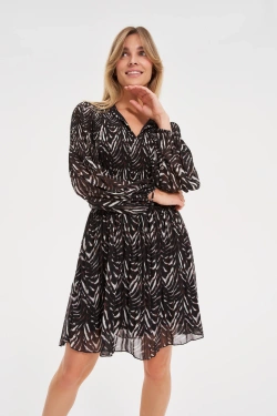 WOMEN'S DRESS Z-SU-4818 BROWN