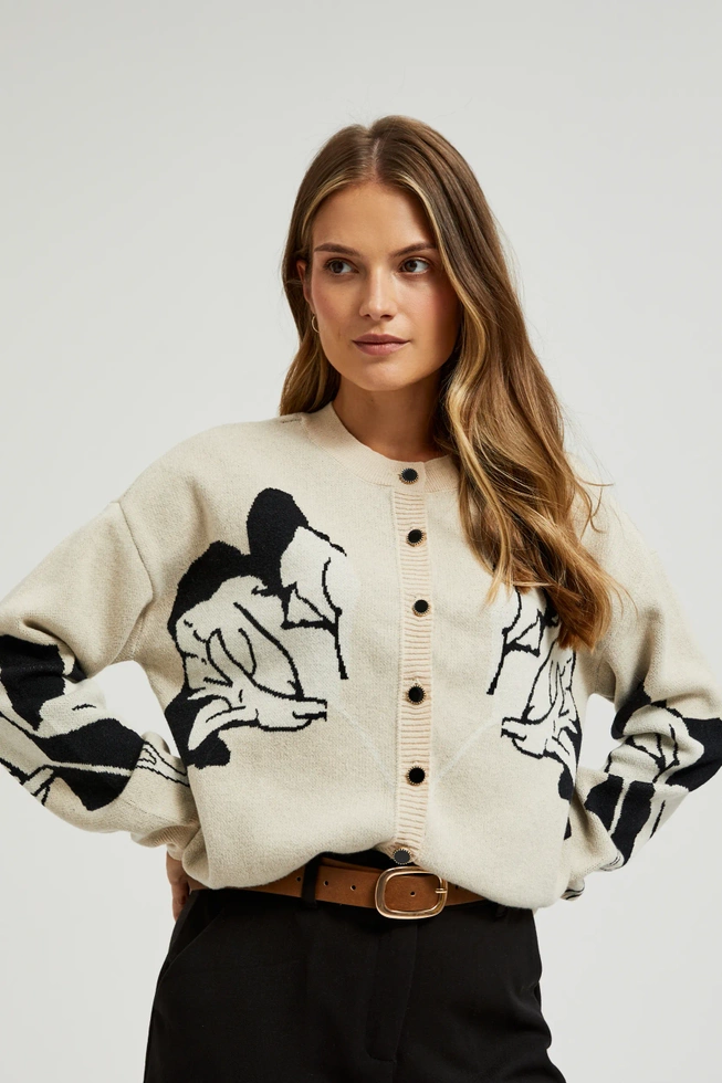 SWETER DAMSKI Z-SW-4563 L.BEIGE