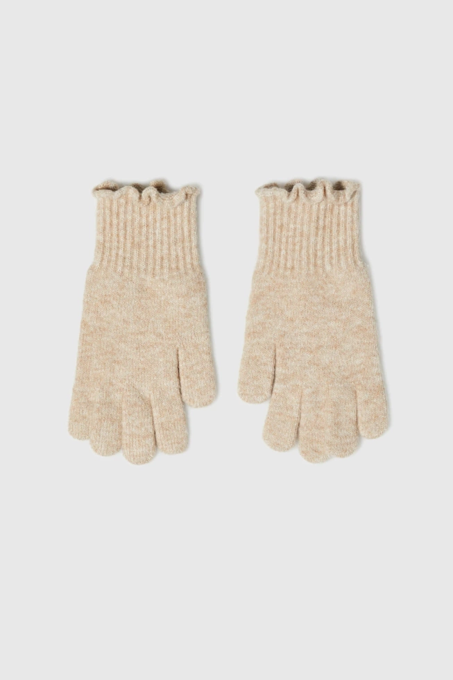 WOMEN'S GLOVES Z-RE-4801 BEIGE