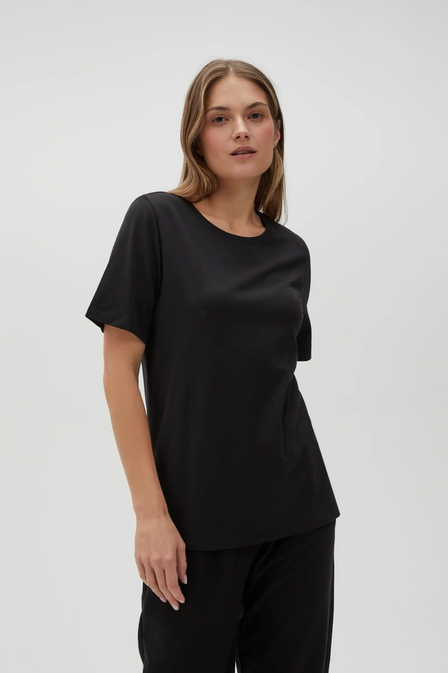 WOMEN'S TSHIRT L-TS-4624 BLACK