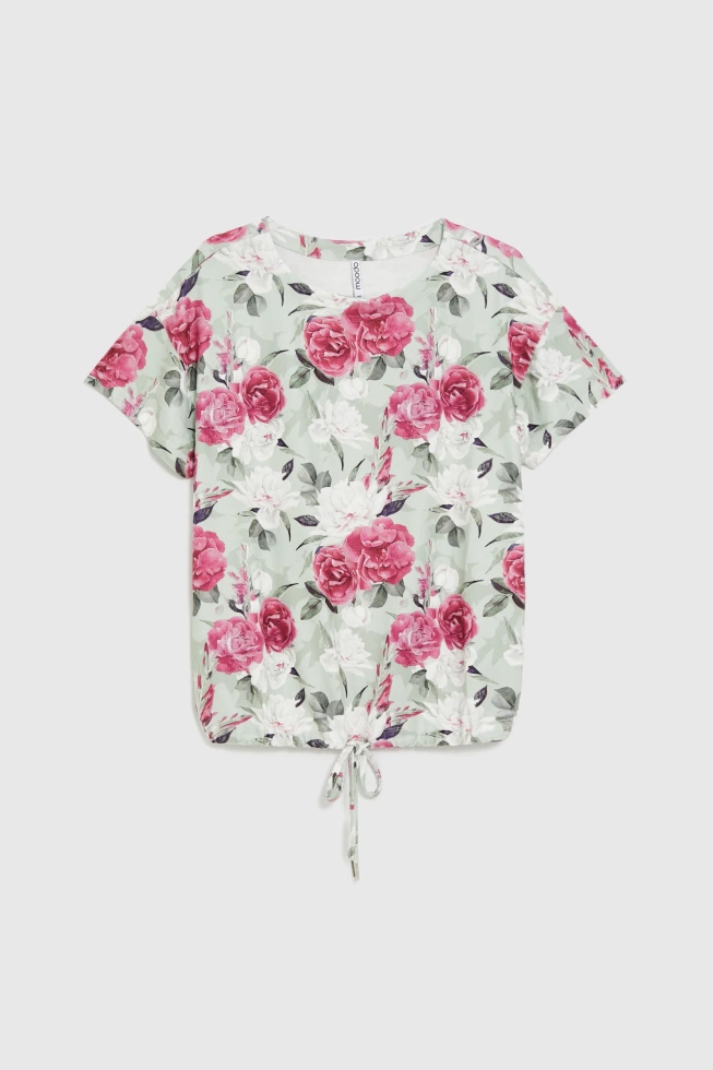 KOSZULKA DAMSKA L-TS-4939 OLIVE-pakiet