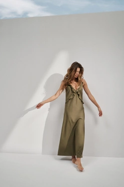 SUKIENKA DAMSKA L-SU-4348 D.OLIVE