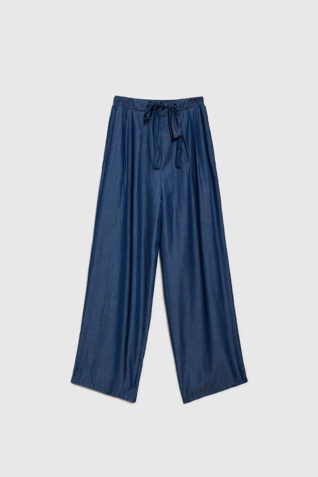 WOMEN'S PANTS L-SP-4619 D.BLUE