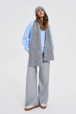 WOMEN'S SCARF Z-SZ-4811 GREY MEL