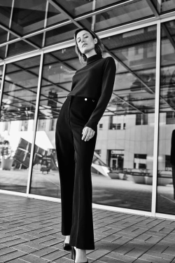 WOMEN'S PANTS Z-SP-4819 BLACK-set