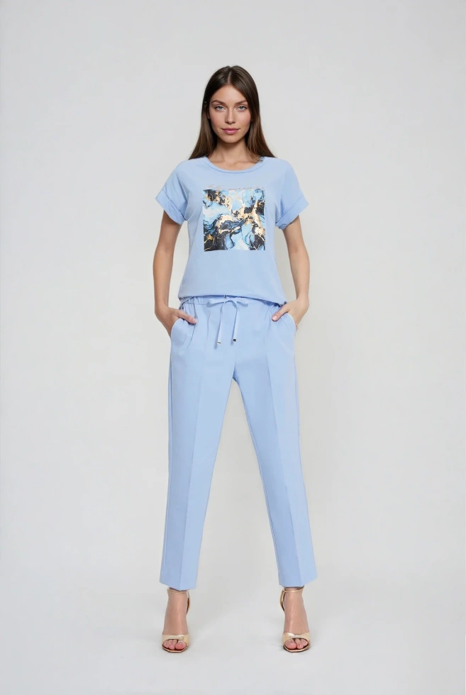 WOMEN'S PANTS L-SP-4909 L.BLUE