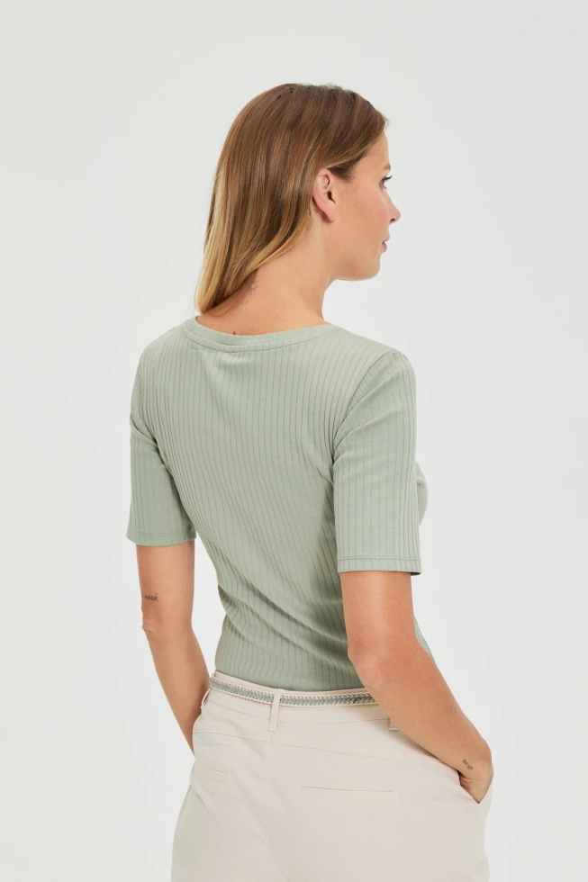 WOMEN'S TSHIRT L-TS-4916 OLIVE-set