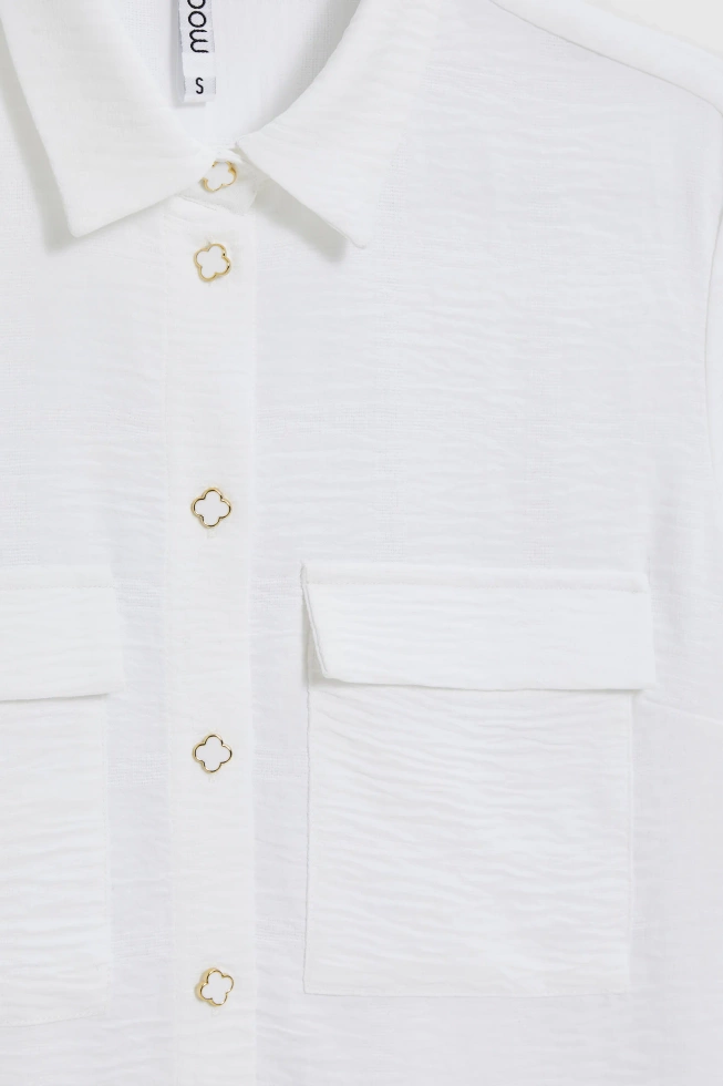 WOMEN'S SHIRT L-KO-4909 WHITE-set