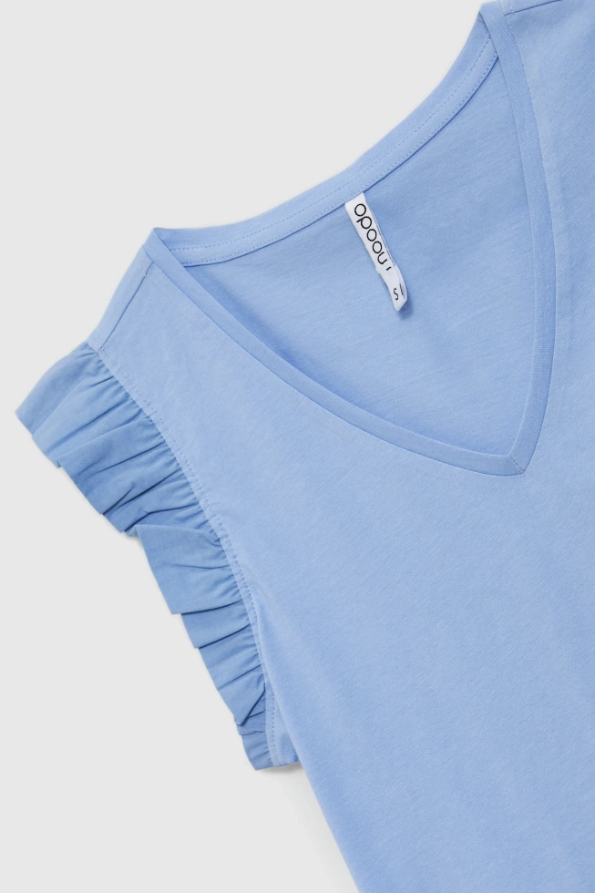WOMEN'S TSHIRT L-TS-4707 BLUE-set