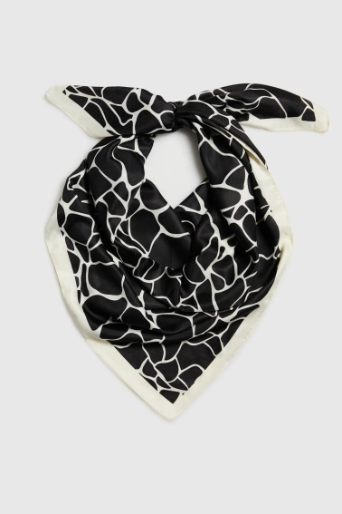 WOMEN'S SCARF L-SZ-4941 BLACK-set