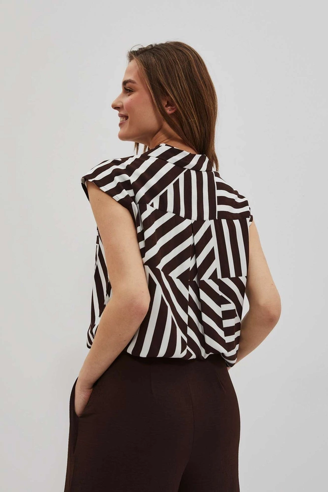 KOSZULA DAMSKA L-KO-4042 OFF WHITE