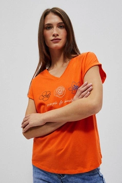 LADIES TSHIRT L-TS-4037 ORANGE