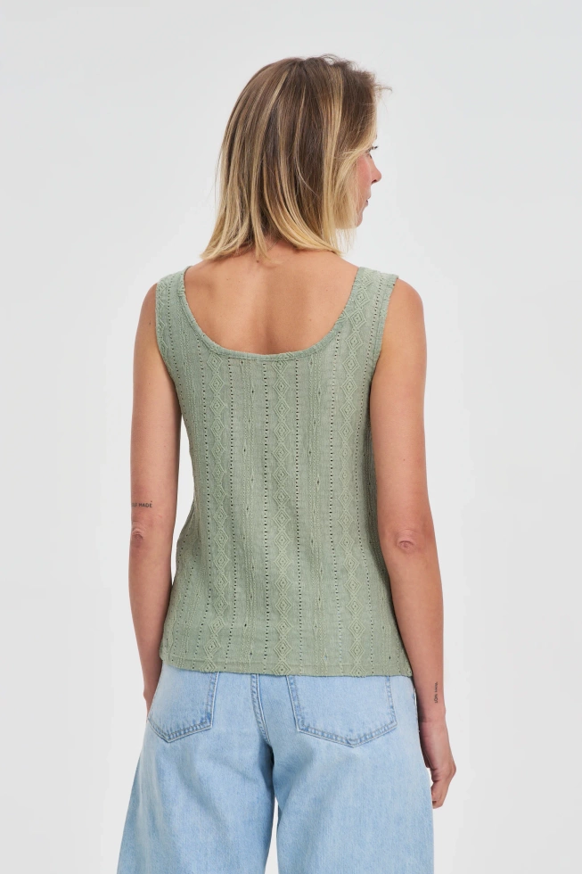 WOMEN'S TOP L-TS-4675 OLIVE