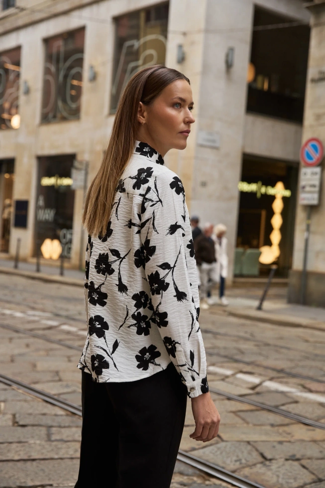 WOMEN'S SHIRT L-KO-4902 OFF WHITE