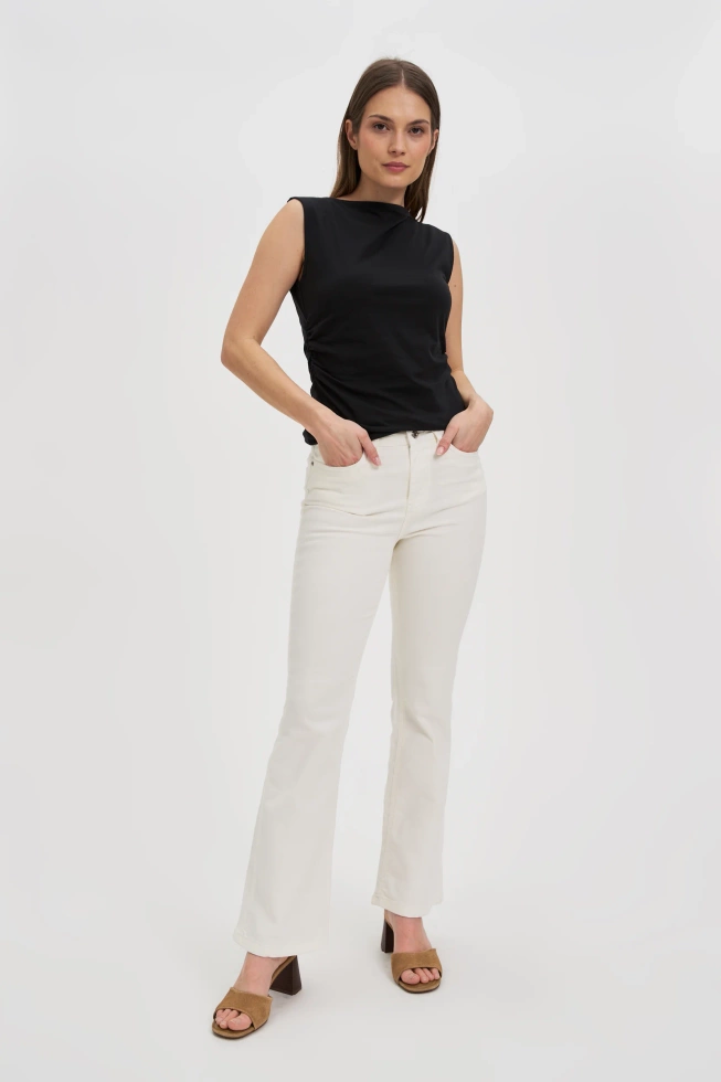 WOMEN'S TOP L-TS-4687 BLACK