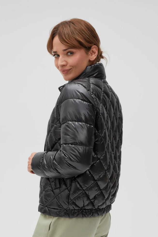 WOMEN'S JACKETS L-KU-4606 BLACK