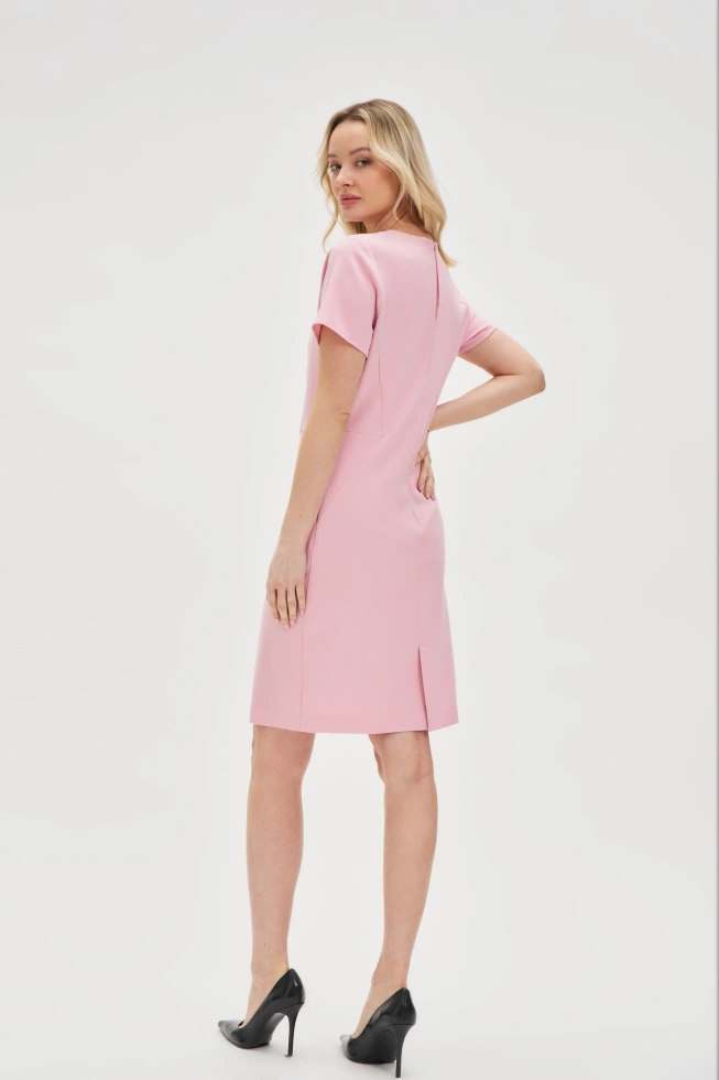 WOMEN'S DRESS L-SU-4632 PINK-set