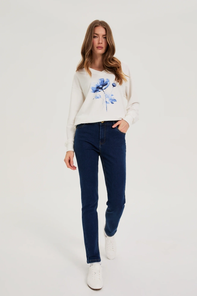 JEANSY DAMSKIE Z-JE-4808 NAVY