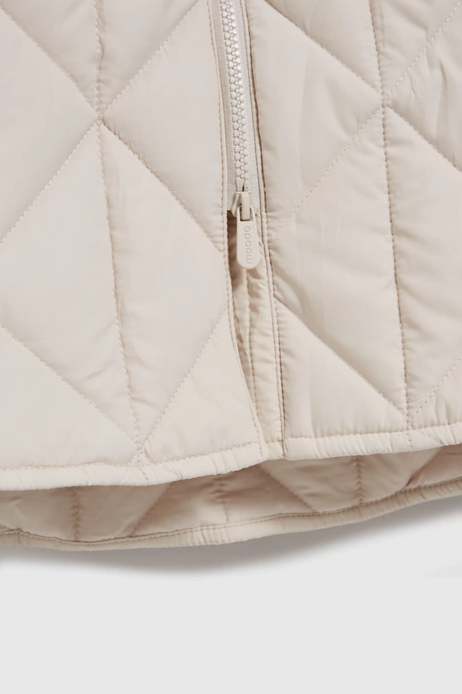 WOMEN'S JACKETS L-KU-4604 L.BEIGE