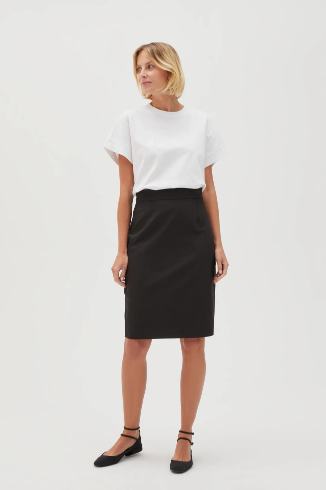 WOMEN'S SKIRT L-SC-4606 BLACK