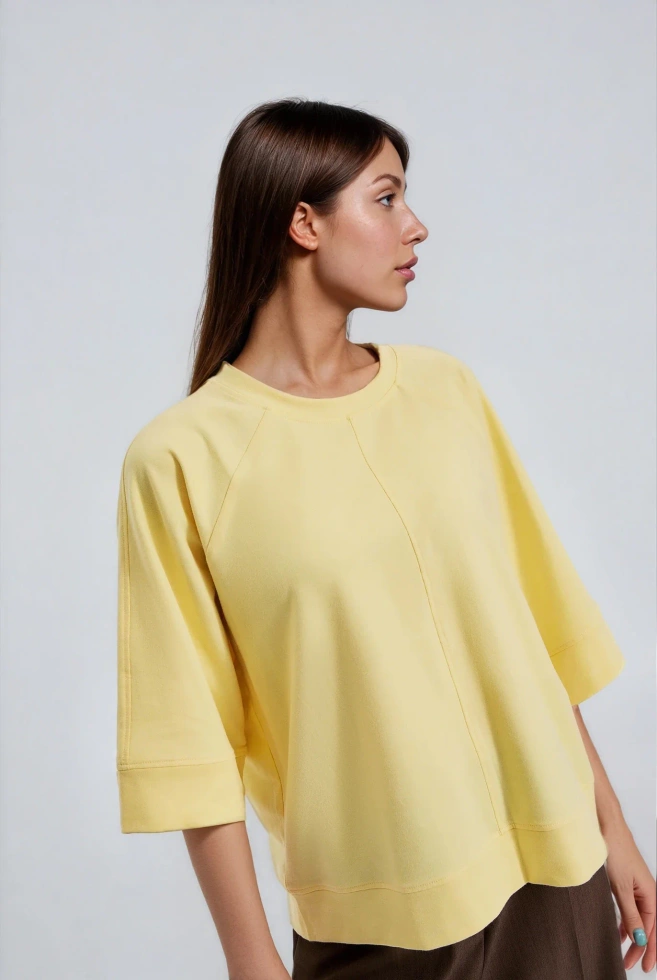 BLUZA DAMSKA L-BL-4903 L.YELLOW