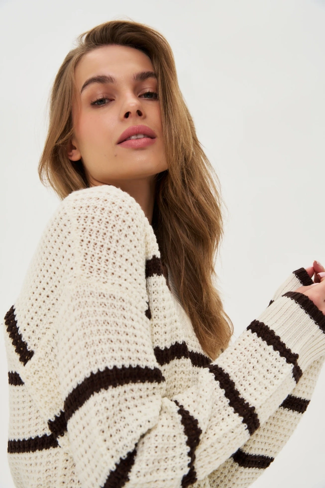 WOMEN'S SWEATER Z-SW-4810 OFF WHITE-set