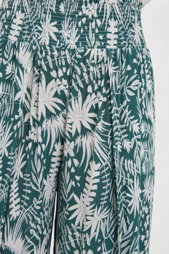 WOMEN'S PANTS L-SP-4631 D.GREEN