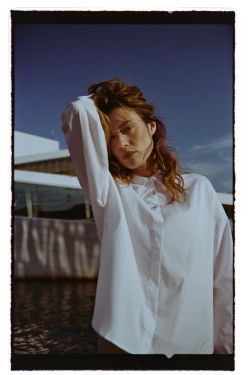 WOMEN'S SHIRT Z-KO-4813 WHITE