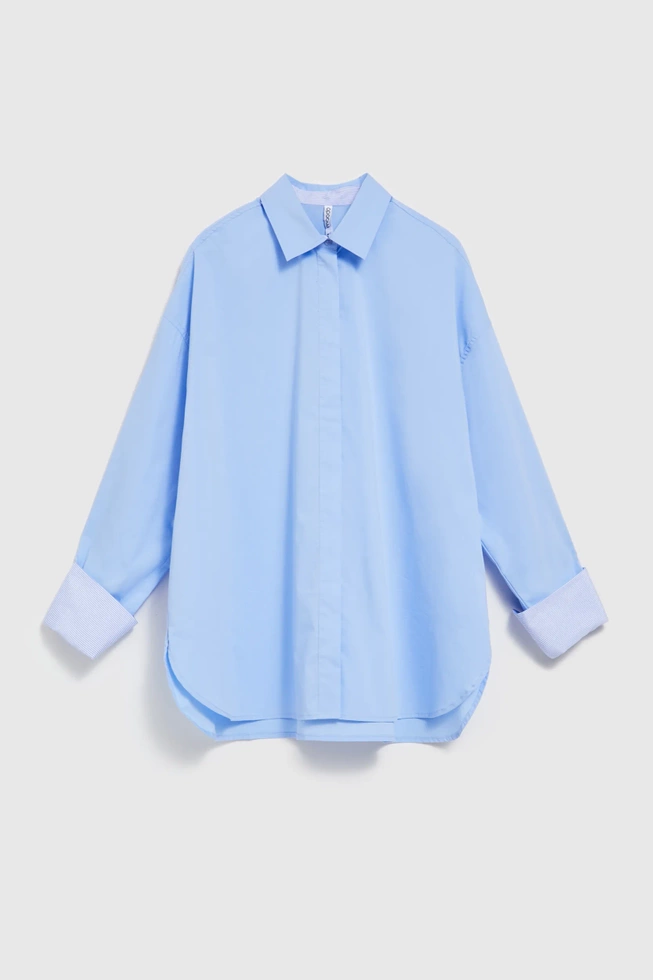 WOMEN'S SHIRT L-KO-4602 BLUE