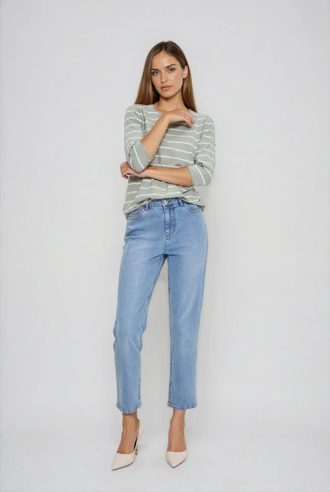 JEANSY DAMSKIE L-JE-4905 BLUE